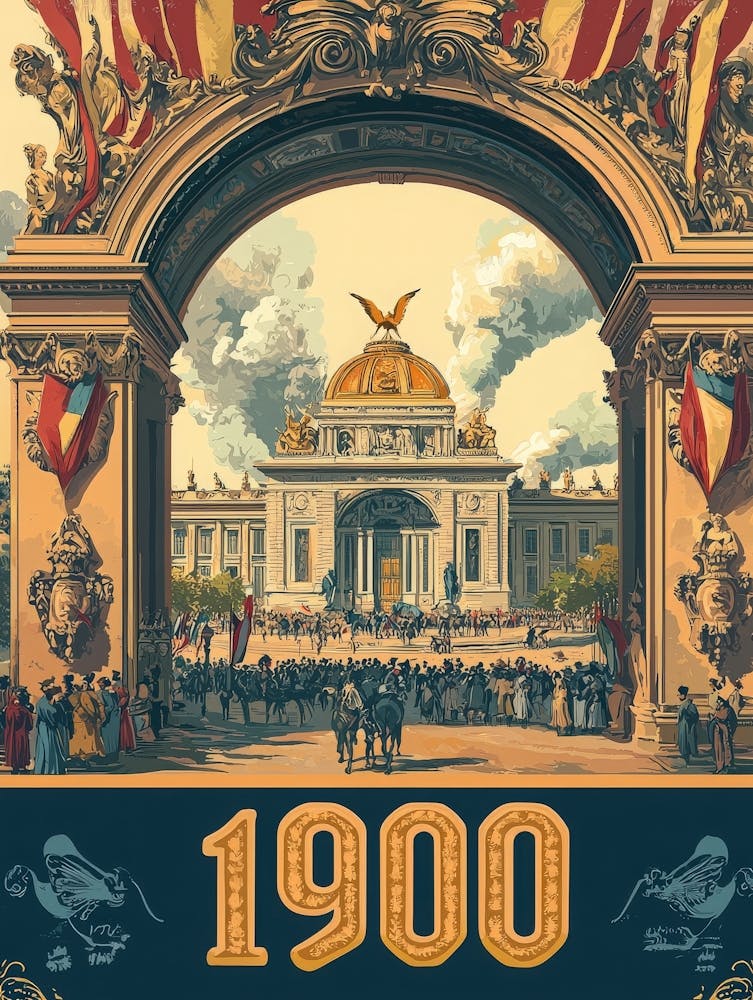 Aihrgdesign A Vintage Travel Poster Of The 1900 Paris Exposit A31ba3b5 Fb8d 42ab 99ab 9aed199136ca 2