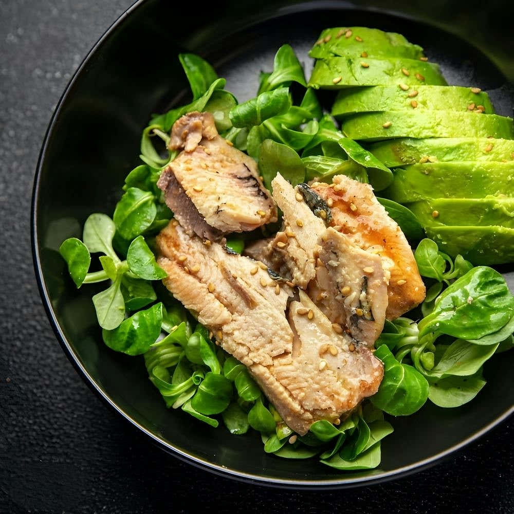 Avocado Salad With Chicken