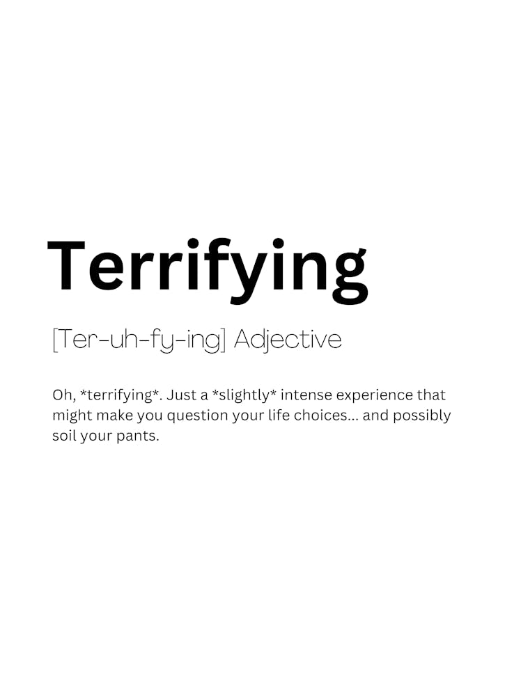 Terrifying Definition Meaning