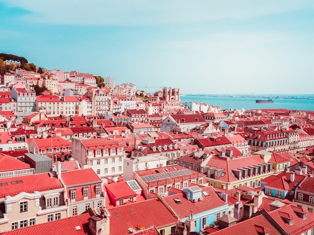 View On The Roofs Of Lisbon