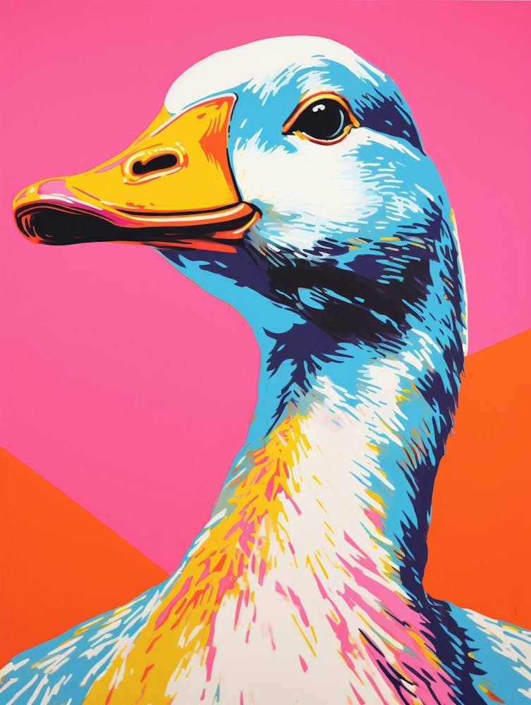 Andy Warhol Style Bird Goose 5