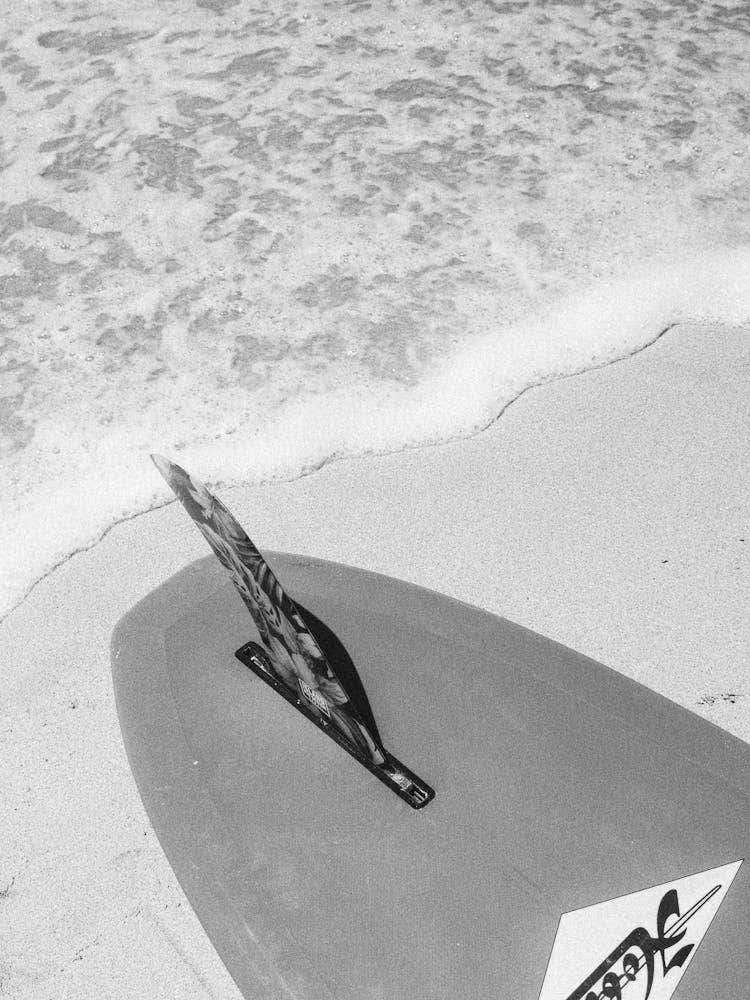 Surfboard On The Beach