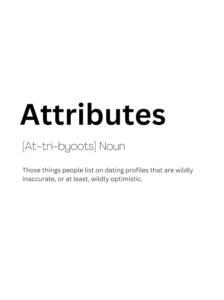 Attributes Definition Meaning