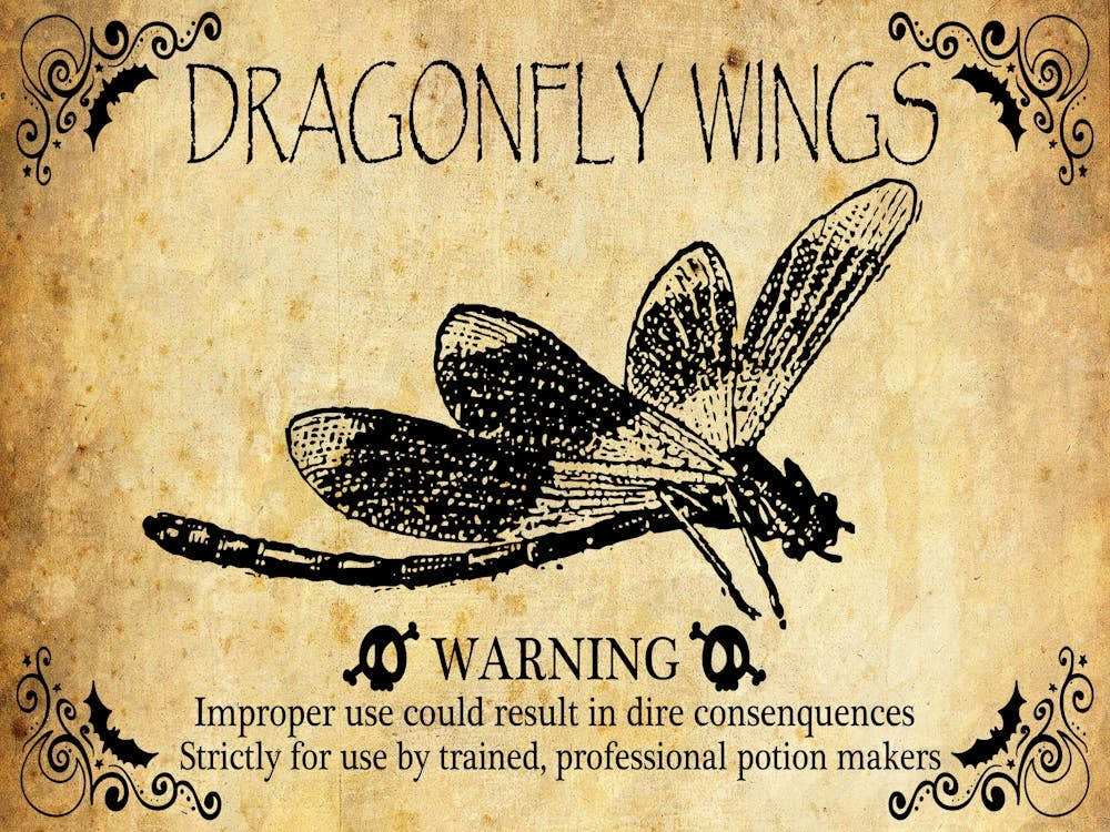 Dragonfly Wings, Halloween Poster
