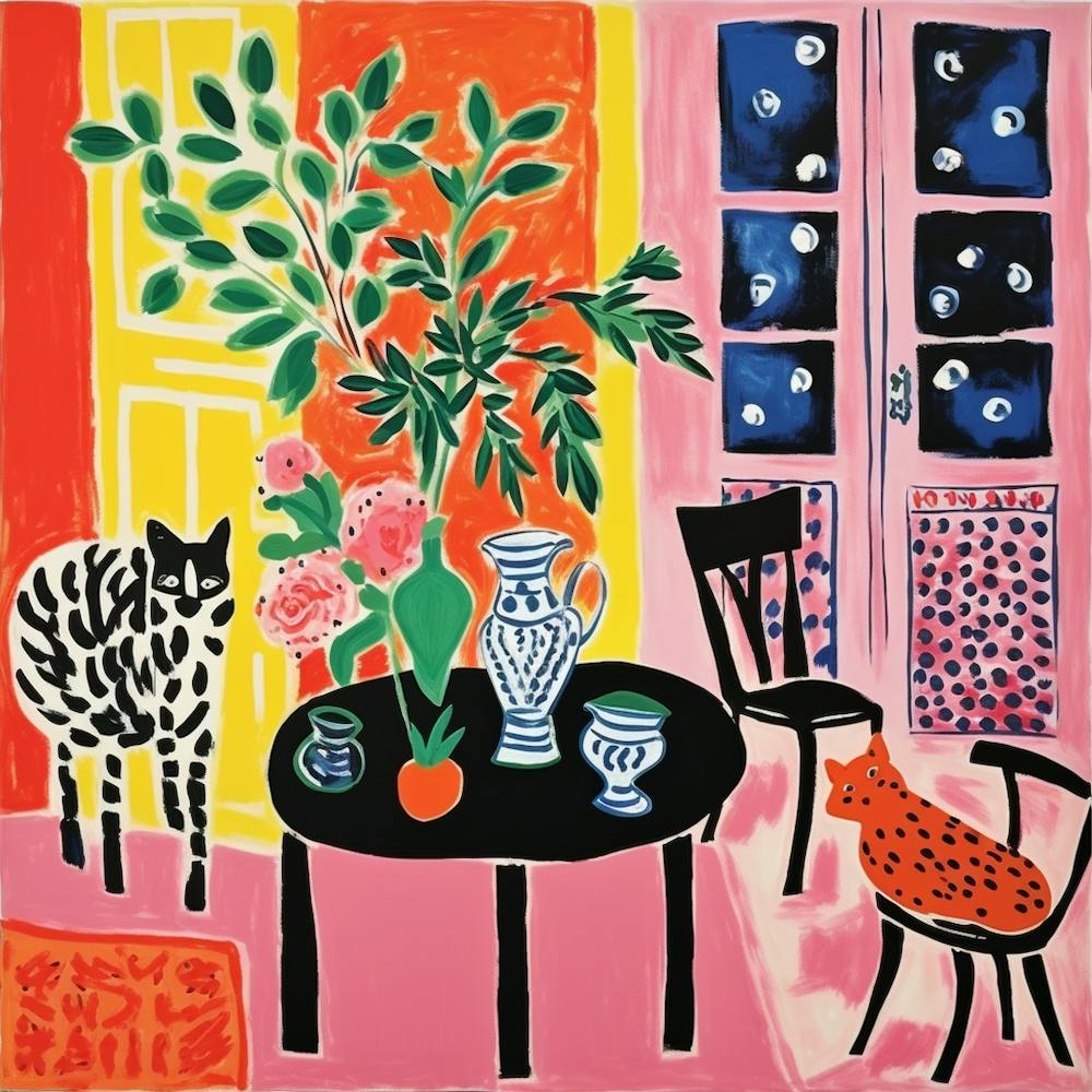 Cat In The Living Room 4