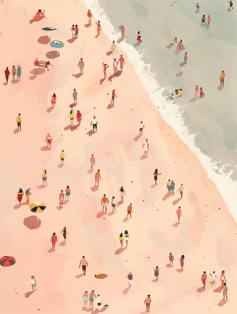 Its Summer Again People On The Beach