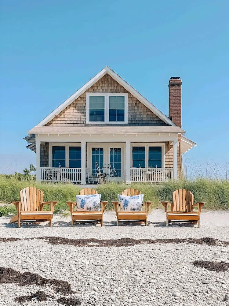 Four Chairs On The Beach