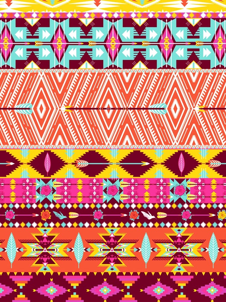 Aztec Geometric Pattern
