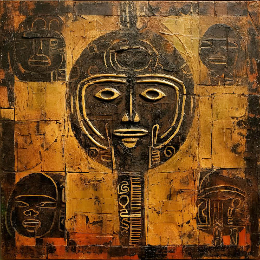 Masks Of The African Gods