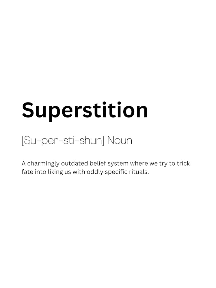 Superstition Definition Meaning