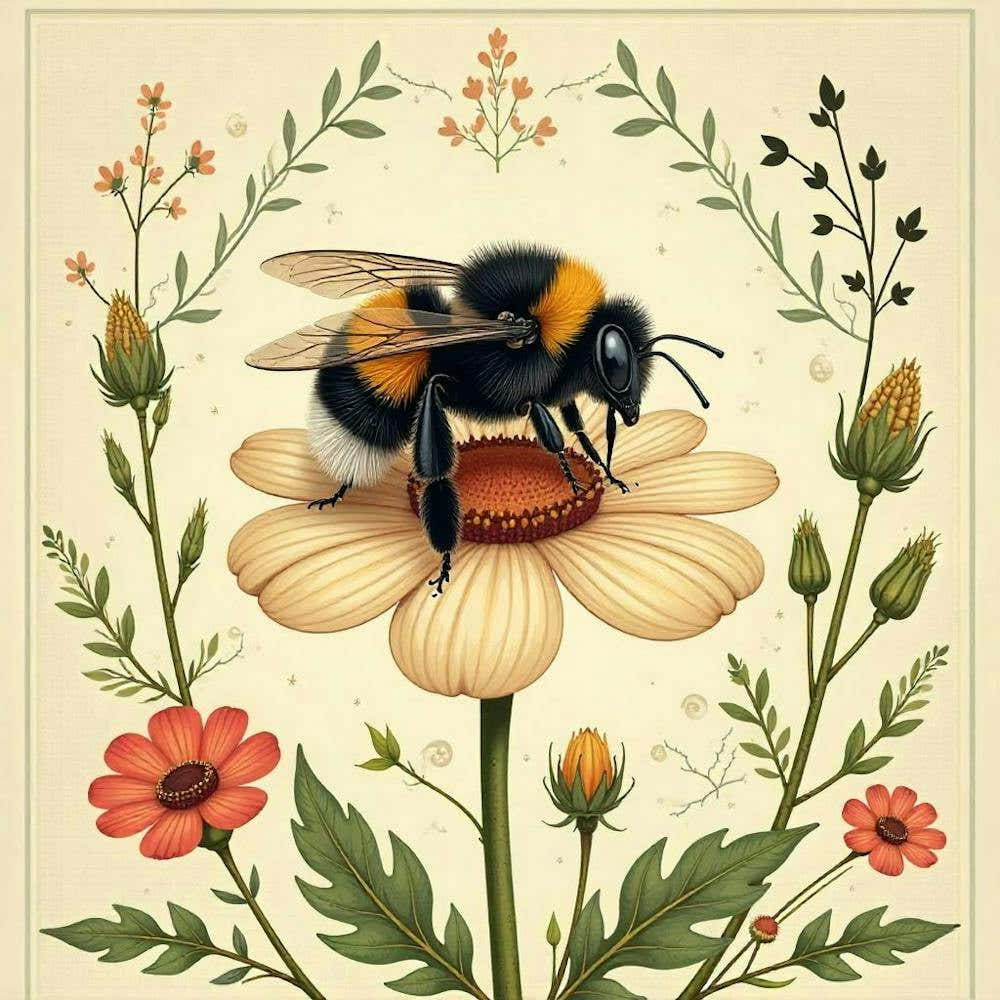 William Morris Bee Vintage (5)