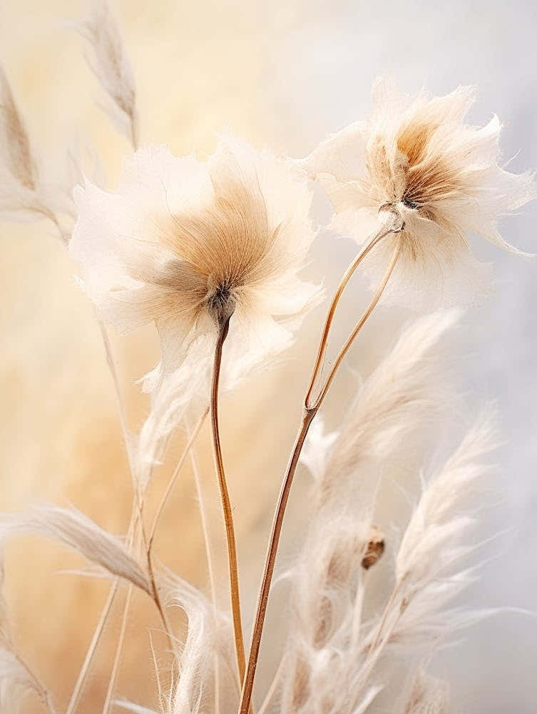Boho Dried Flowers Moonflower 2