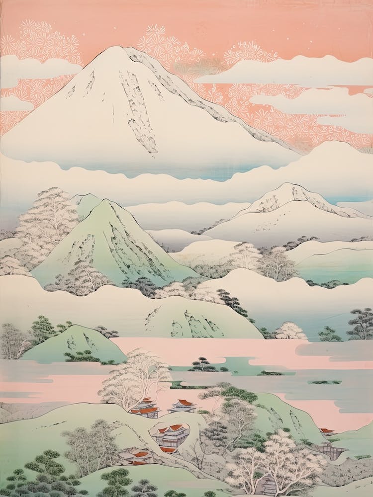 Mount Tateyama In Toyama, Japanese Landscape 1