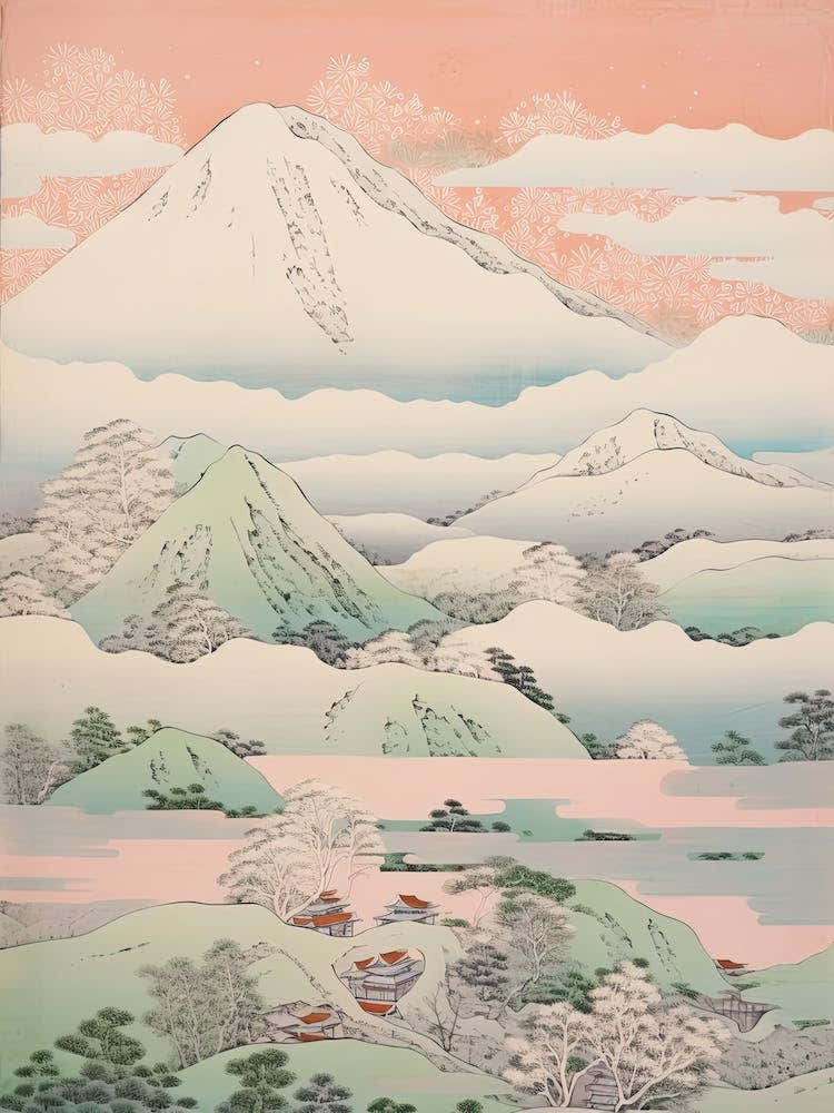 Mount Tateyama In Toyama, Japanese Landscape 1