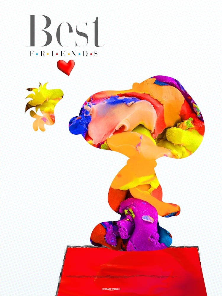 Best Friends|Comics & Toons Art Digital | Pop Art World 2025