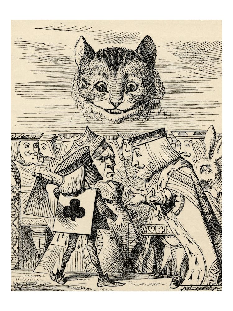 The King Of Hearts Arguing With The Executioner