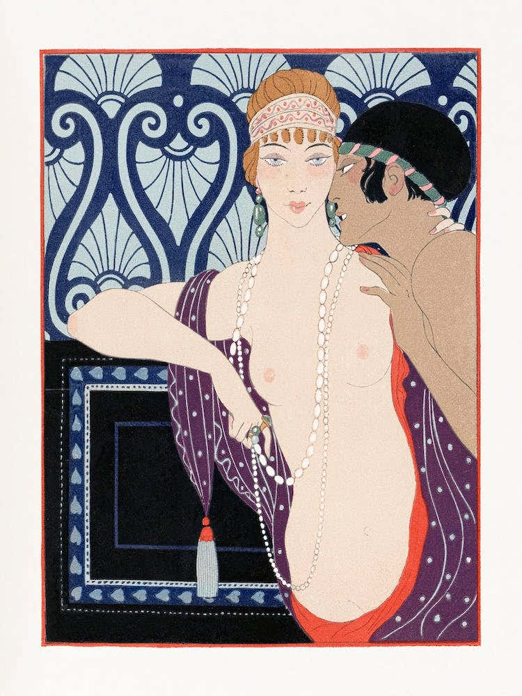Les Trois Beautes De Mnasidika (1922), George Barbier
