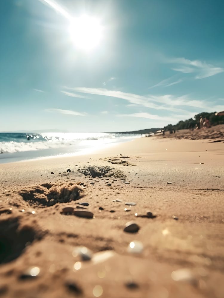 Footprints On The Beach 1