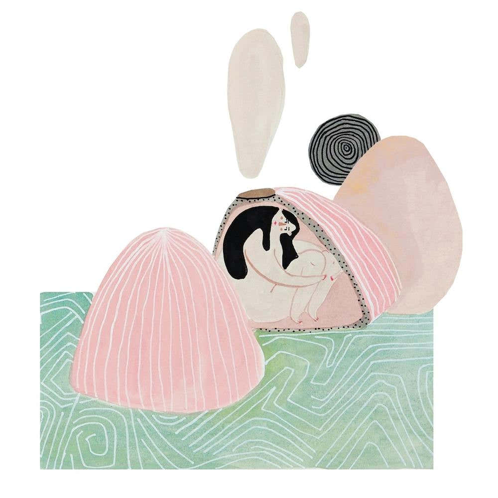 Little Vulcano Girl Square