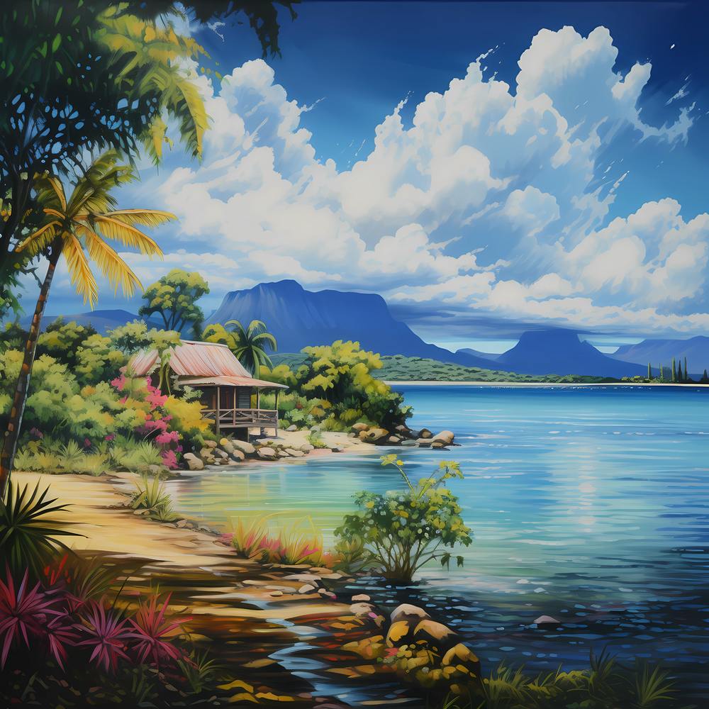 AI Ethereal Waters: Serene Symphony