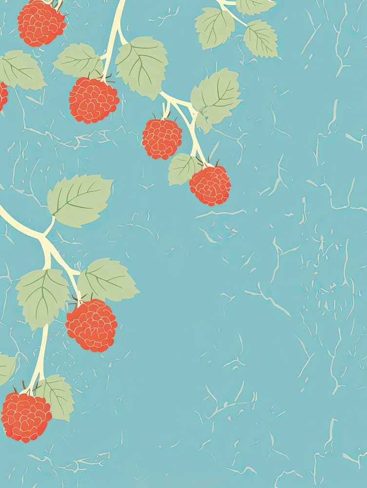 Raspberries Illustration 7