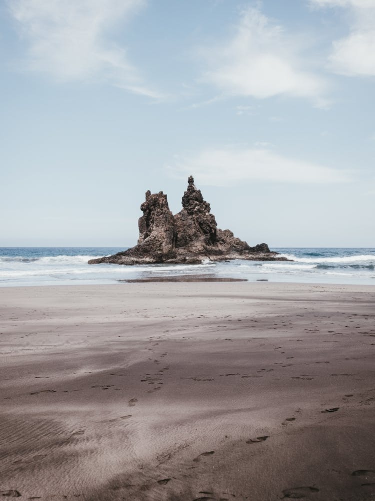 Playa de Benijo, Tenerife, beach, waves, Canary Islands