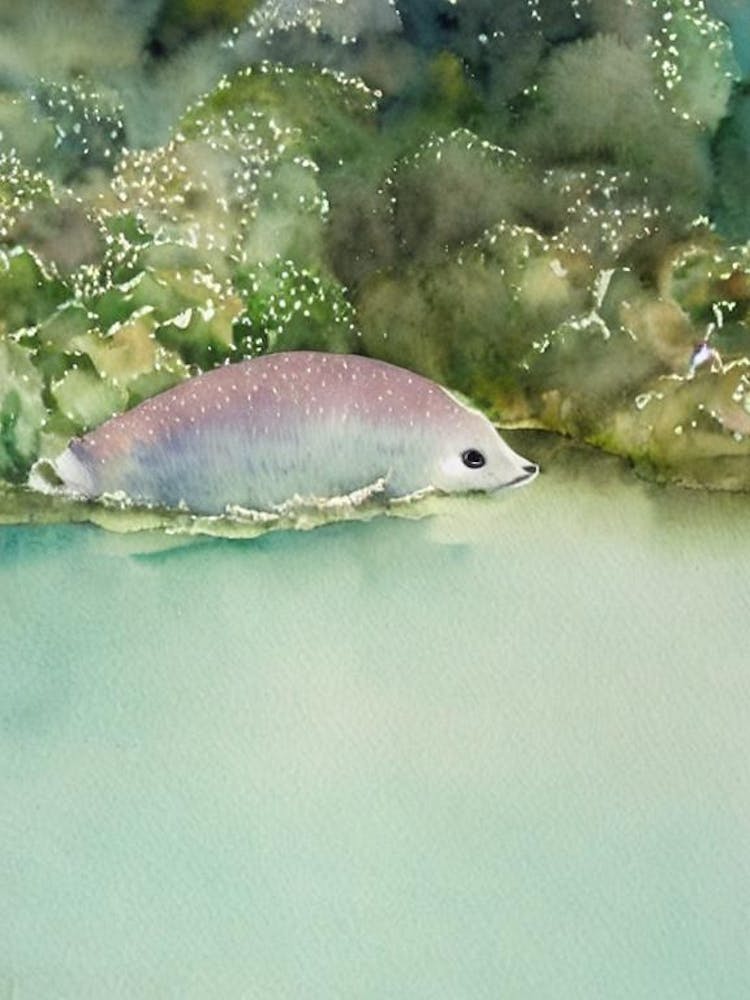 Sea Sheep Storybook Watercolour