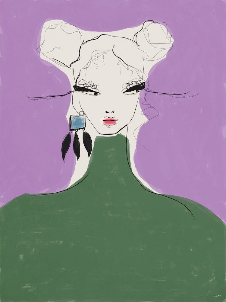 A Confident and Stylish Girl