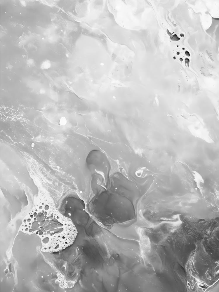 Water Bubbles In The Water
