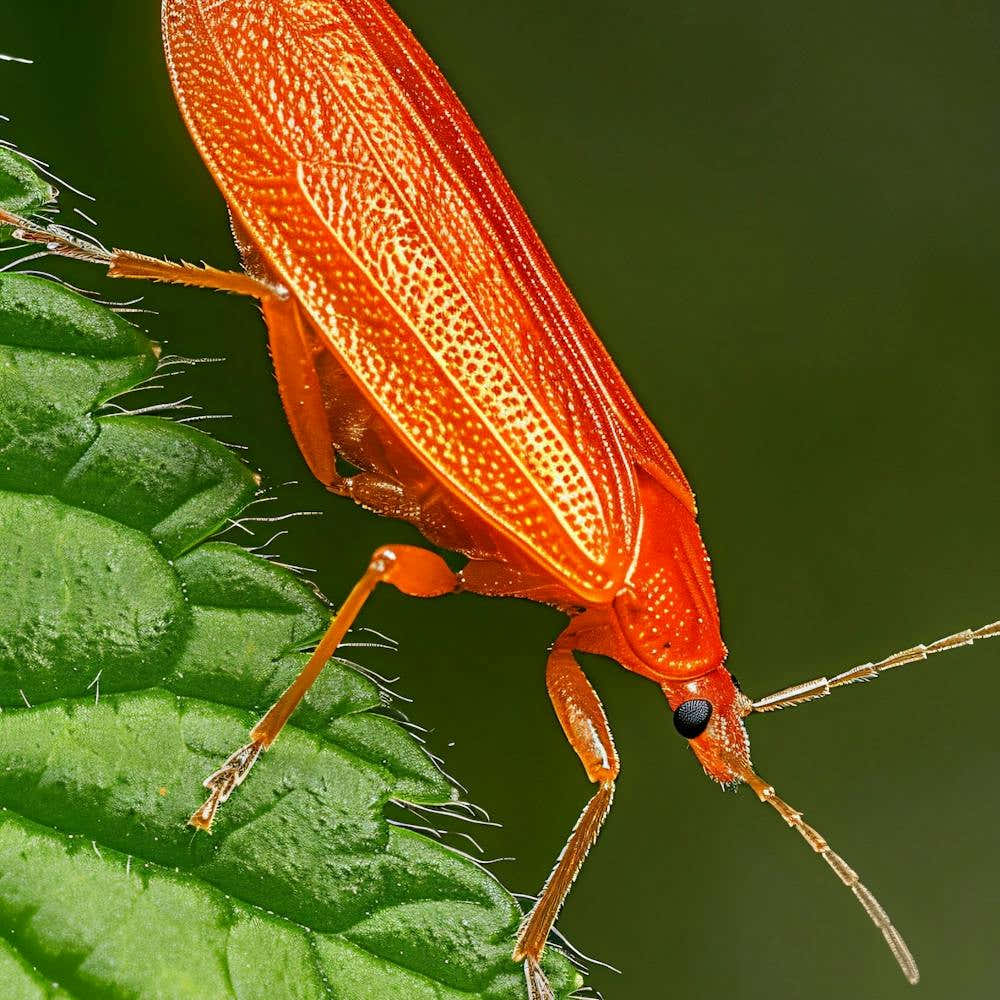 Beetle On Leaf