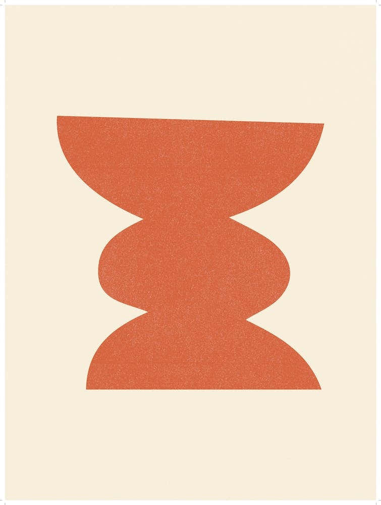 Minimalist Terracotta Abstract Set of 2 Abstract Print Minimalist Abstract Art Modernable Wall Art Instant Download
