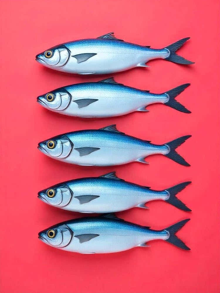 Sardines On Berry Red (2)