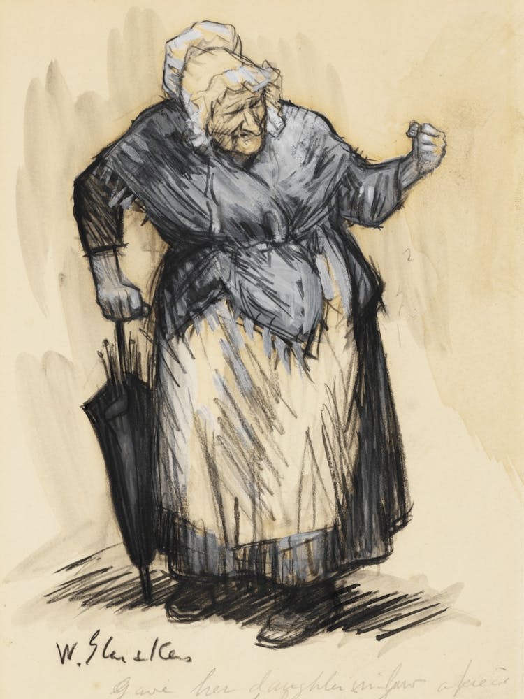 Woman With An Umbrella