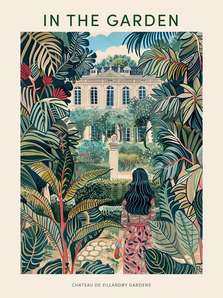 In The Garden Poster Chateau De Villandry Gardens 1