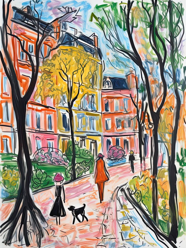 Buenos Aires, Dreamy Storybook Illustration 4