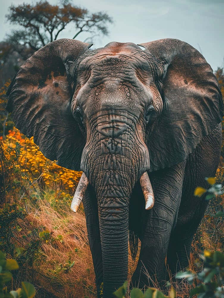 Elephant In The Wild 1