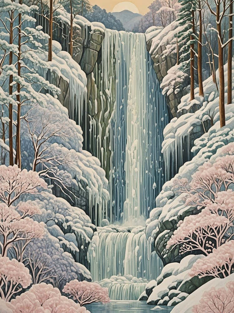 Winter Waterfall no2
