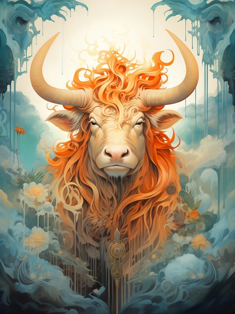Highland Cow Of The Gods
