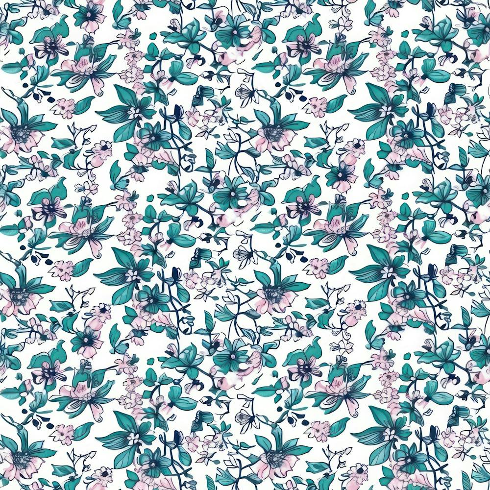Tulip Tide London Fabrics Floral Pattern 6