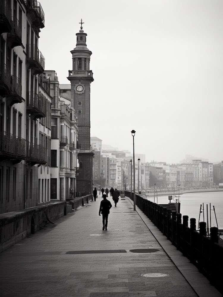 La Coruna, Spain, Black And White Analogue Photography 4