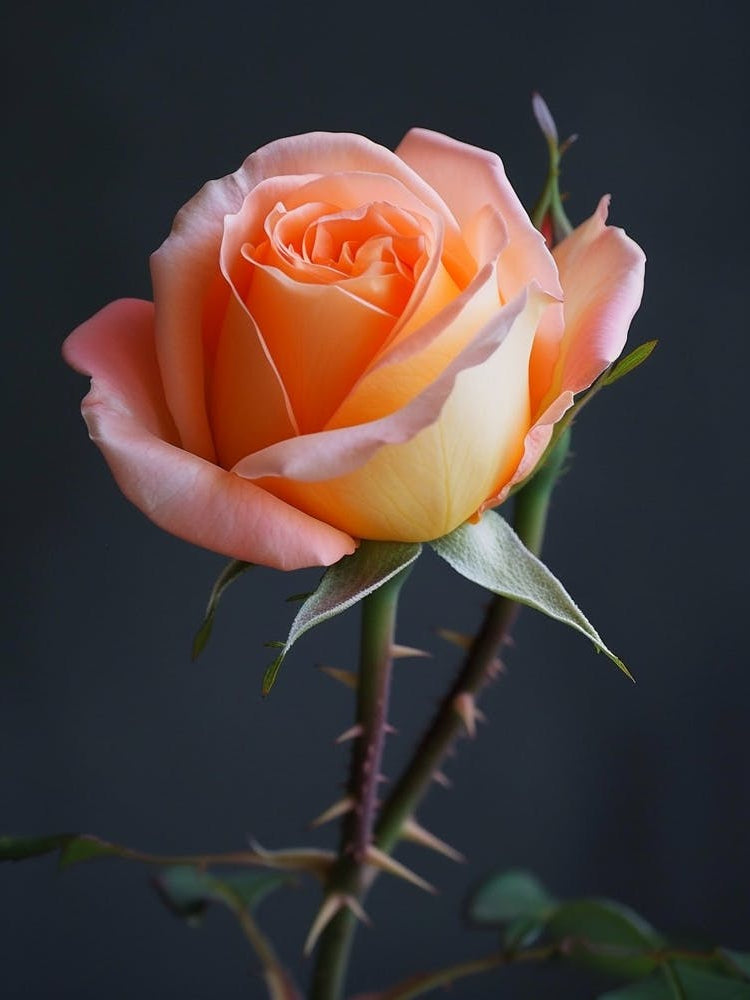 English Roses Thorns Painting 1