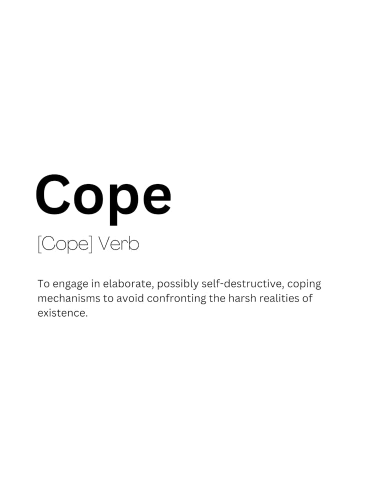 Cope Definition Meaning