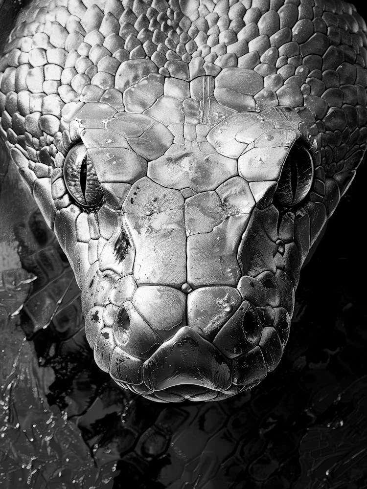 Black And White Snake