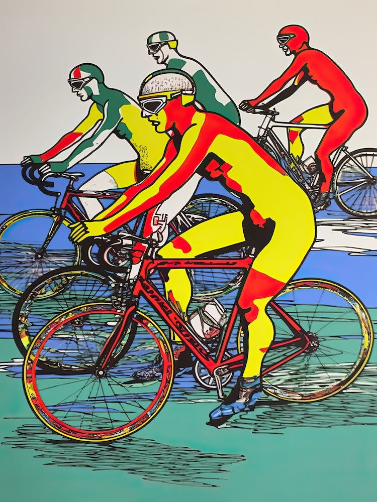 Triathlon Pop Art 1