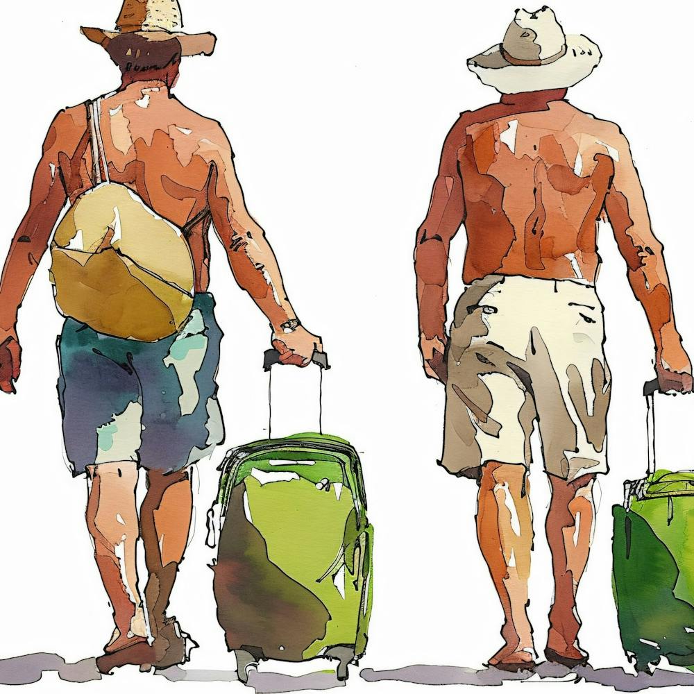 The Tourist - Old Men With Luggage