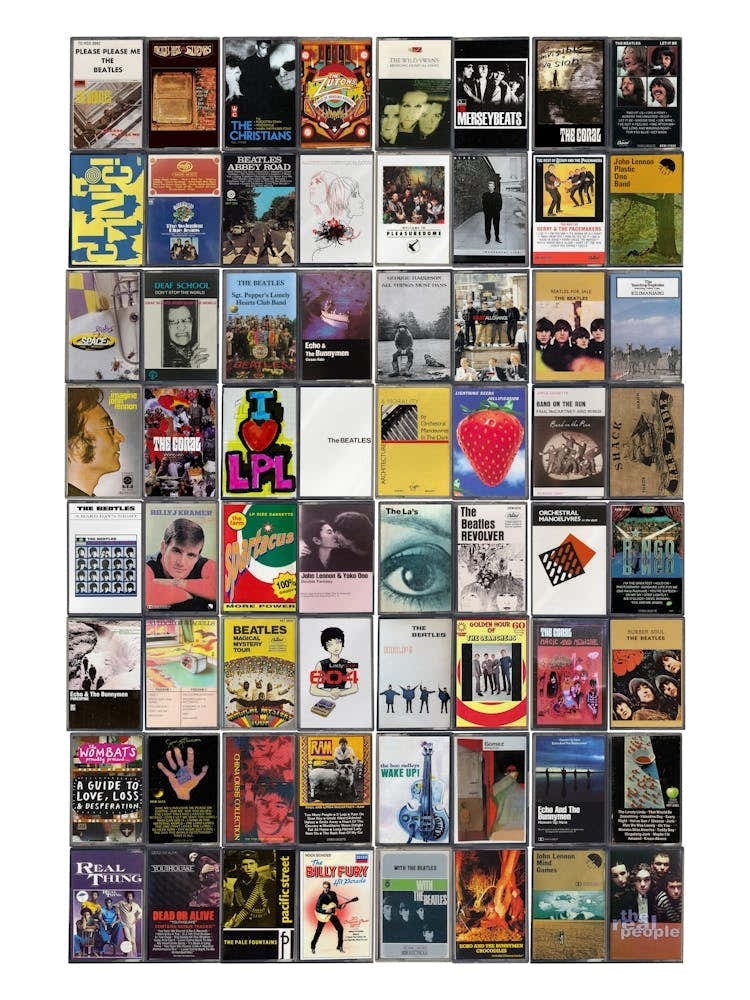 Liverpool Music Print - Retro Cassette Covers