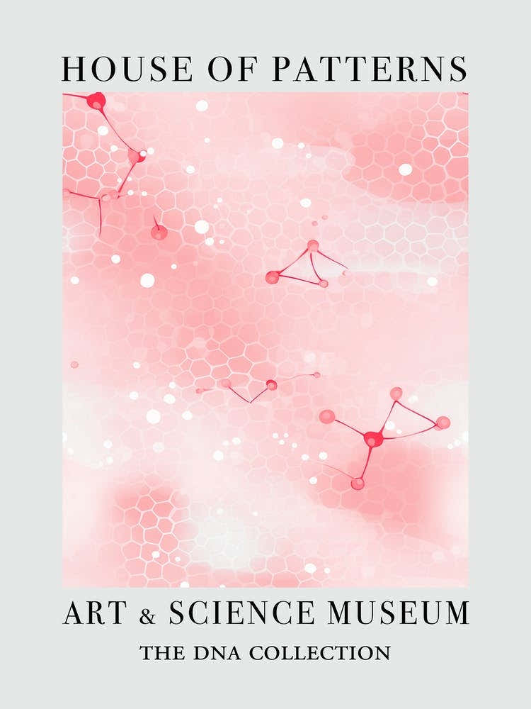 Watercolour Pink Dna 4 House Of Patterns