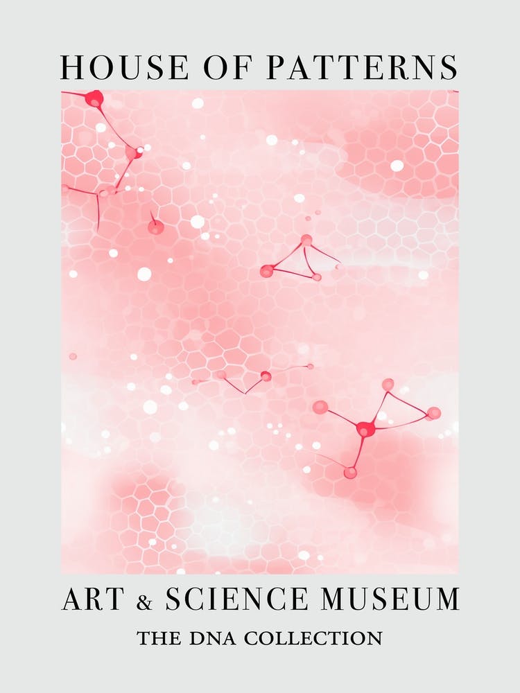 Watercolour Pink Dna 4 House Of Patterns