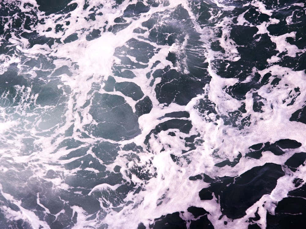 Tropical Waves - Blue Sea and Beach Photography