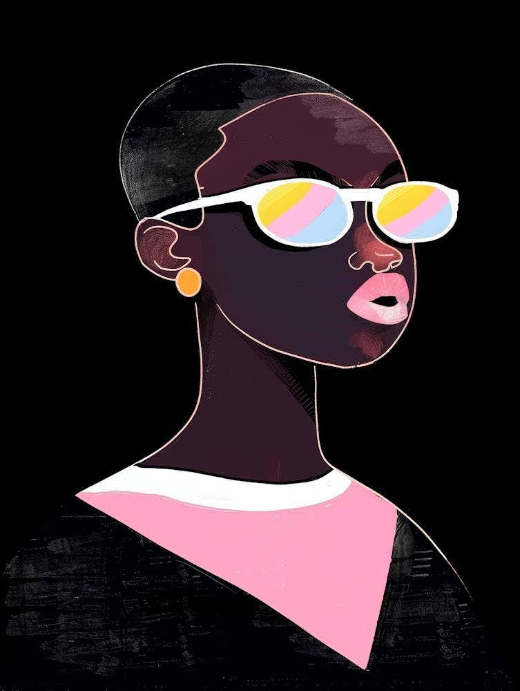 Black Girl With Sunglasses